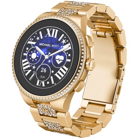 displaydiagonale michael kors smartwatch|Michael Kors Men's or Women's Gen 6 44mm Touchscreen .